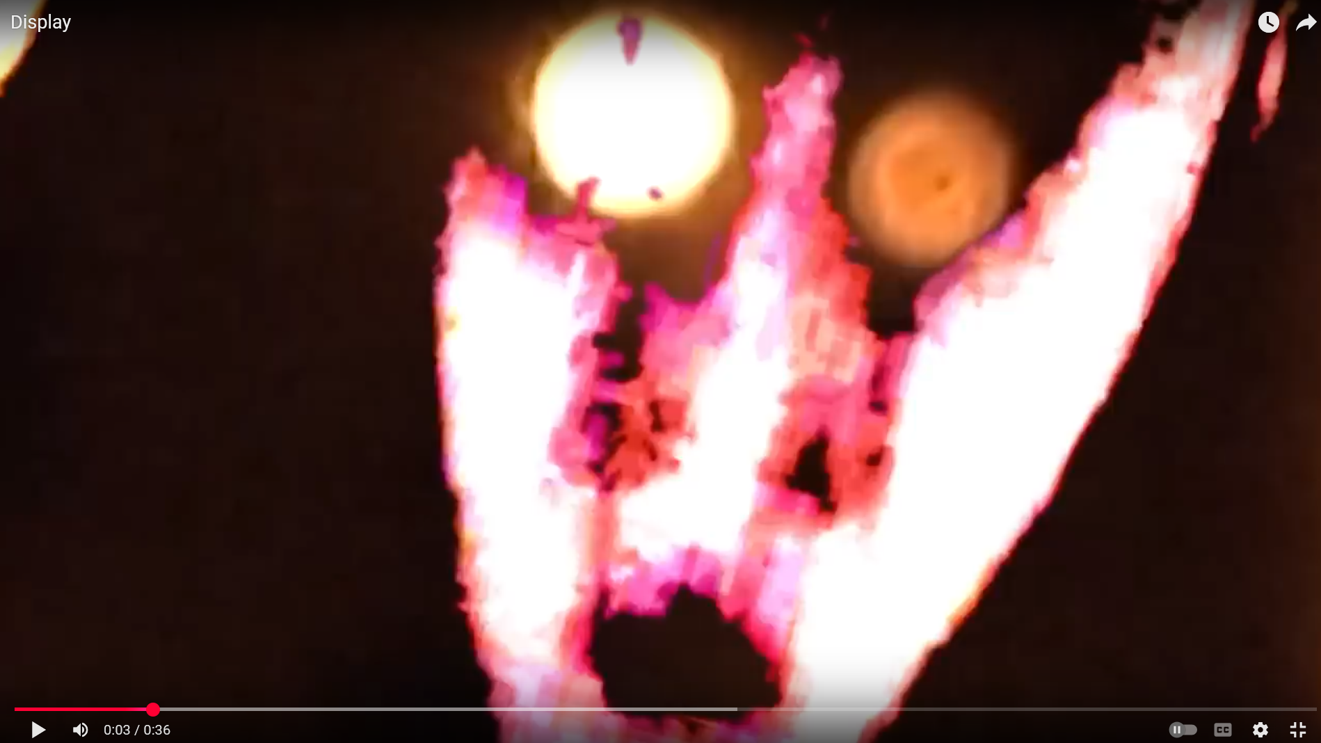 Creepy eye with glowing eyes