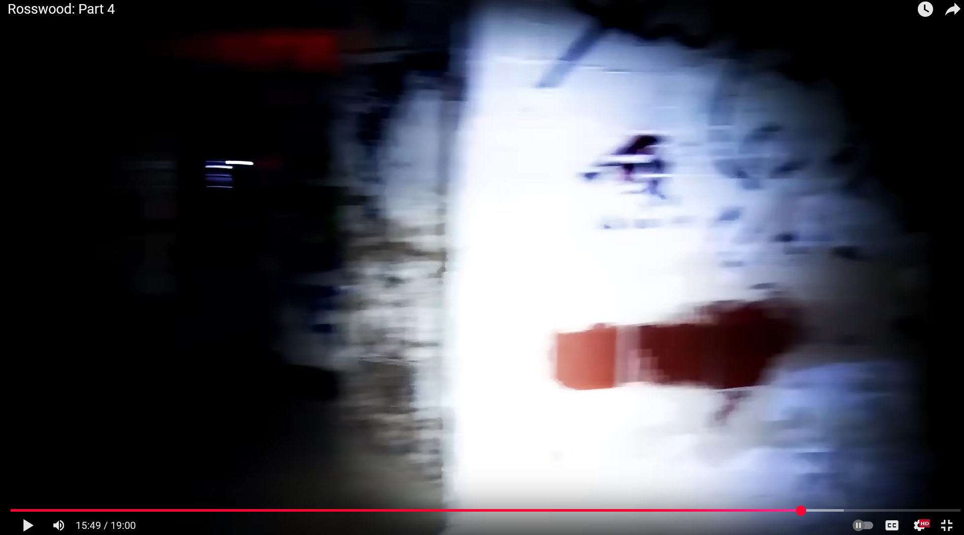 Two blurry bright spots
